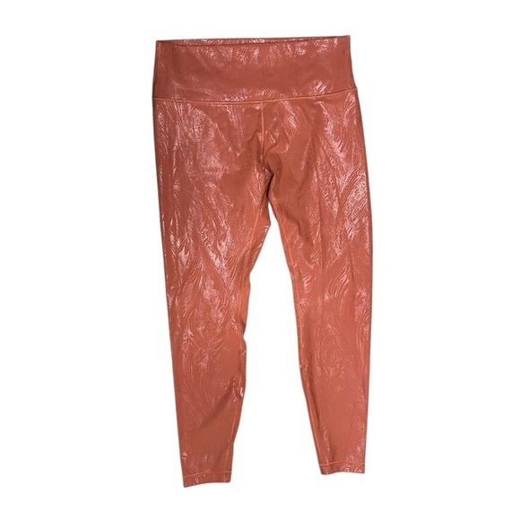 Lululemon Wunder Under High-Rise Tight in Soft Cranberry Pink Foil - size 12 - Picture 7 of 11